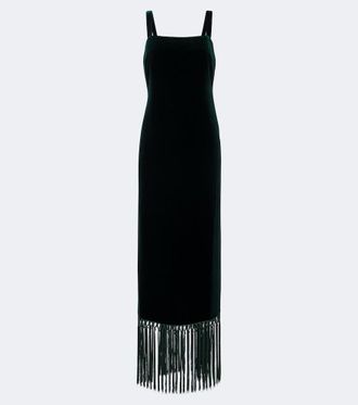 Taller Marmo Vestido largo Palermo de terciopelo