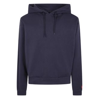 The North Face Hoodies & sweatvesten, Heren, Blauw, M, Katoen, Red Box Hoodie