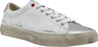 Ralph Lauren Sneakers - Heren - Sneakers - Wit - 42 EU - Leer - Schoenen