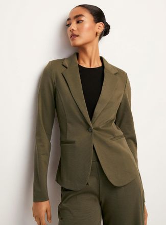 Ichi Womens Supple cinched Blazer Jacket