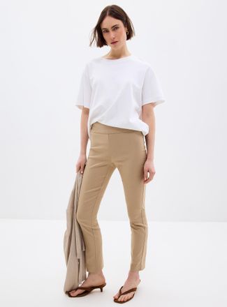 Contemporaine Womens Comfort-waist bengaline pant Fit: Slim leg, regular rise