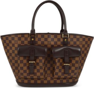 Louis Vuitton 2003 Manosque GM tote bag - women - Canvas/Leather - One Size - Brown