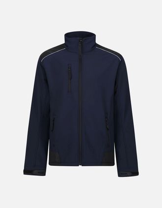 Regatta Mens Regatta Mens Sandstorm Workwear Softshell Jacket - Navy - Size: 44/Regular