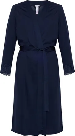 Hanro Vestaglia Azelia - - Nightwear & Lounge - Donna - Blu - S