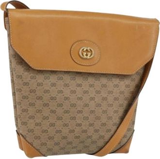 Gucci Pre-owned Plastic Cross Body Tas - Dames - Vintage Schoudertas - Beige - ONE Size - Vintage