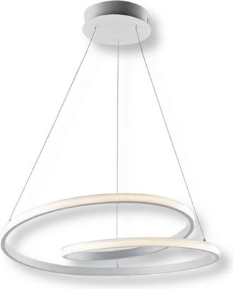 Trade Shop Trade Shop - Colgante Trenzado 38w Led De L&aacute;mpara Led Cct Luz De Color Cct Seleccionable B62-b3c