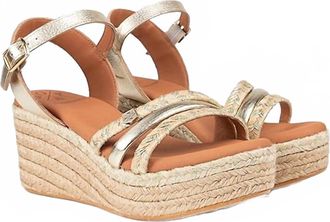 POPA Womens Albany Wedge In Gold