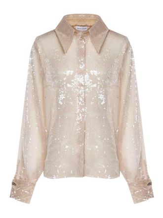 Galia Lahav Orlena Sequin Shirt