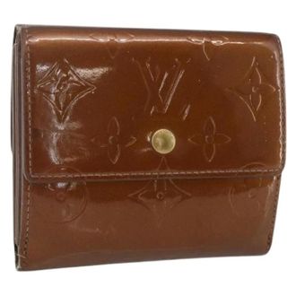 Louis Vuitton Pre-owned Wallets, female, Brown, Size: ONE SIZE Pre-owned Leather Wallet