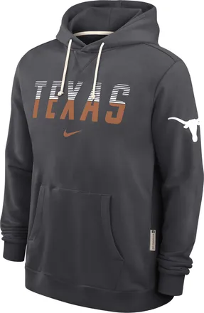 Nike Texas Sideline Standard Issue Nike Mens Dri-FIT College Pullover Hoodie in Grey | 03AZ06FTXE-8DF