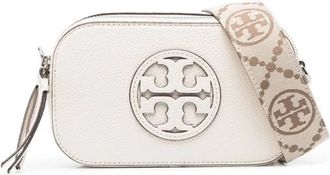 Tory Burch Miller Crossbody Tas - Dames - Schoudertassen - Wit - ONE Size - Leer - Tassen