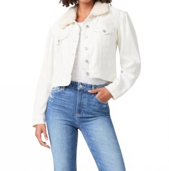 Paige Blythe Jacket In Tonal Ecru