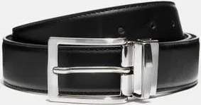 Scarosso Rev Belts in Mixed Black/brown Calf at Nordstrom, Size 115