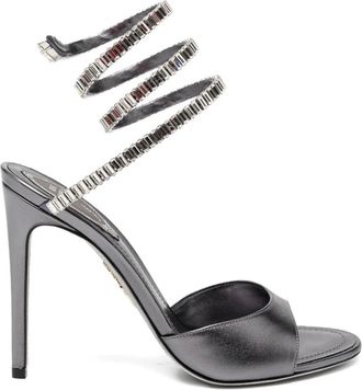 Rene Caovilla Sandali Spark con tacco 105mm - Grigio