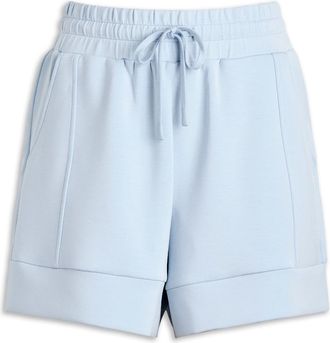 Varley Atrium High Rise 4.5 Stretch-jersey Shorts - Light Blue - M (UK12 / M)