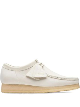Clarks Wallabee leather boots - White