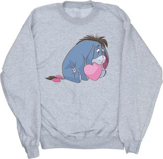 Disney Dames/Dames Winnie The Pooh Eeyore Mond Sweatshirt (Sportgrijs)