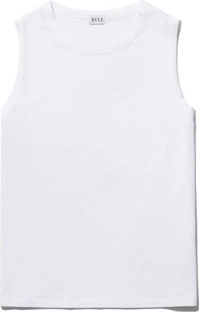 Kule Womens Sleeveless Scoopneck Tank In White