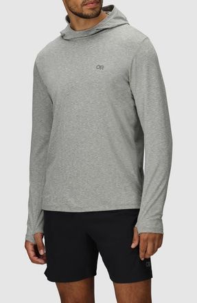 Outdoor Research ActiveIce Spectrum Sun Hoodie in Grey Heather at Nordstrom, Size Xx-Large R