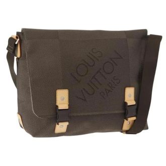 Louis Vuitton Pre-owned Cross Body Bags, female, Brown, Size: ONE SIZE Pre-owned Canvas Cross Body Bag