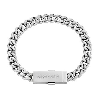 Aston Martin AML Icon Armband - Heren - Armbanden - Grijs - ONE Size - Accessoires