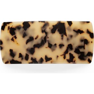 Machete Jewelry Jumbo Box Barrette in Blonde Tortoise at Nordstrom
