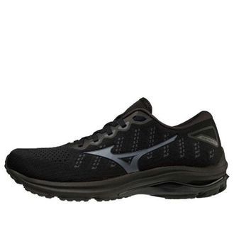 Mizuno Wave Rider 25 Waveknit Black Dark Grey J1GC217515