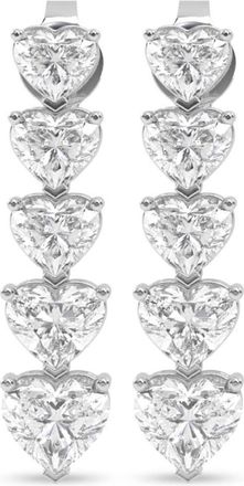 VEYNOU 14kt white gold Cara diamond earrings - unisex - 14kt Recycled White Gold/Diamond - One Size - Silver