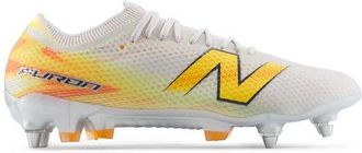New Balance Unisex Furon Elite SG V9 in Grigio/Arancione, Sintetica, Taglia 44.5