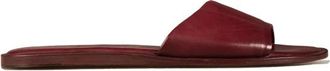 Cortana Heidi Slippers - Dames - Sandalen - Rood - 40 EU - Leer - Schoenen