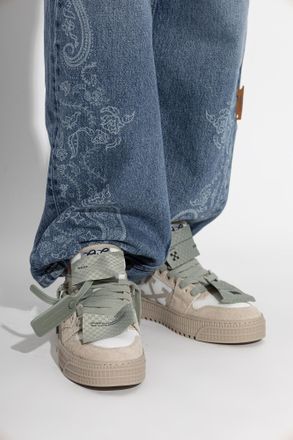 Off-white Low Top 3.0 Off Court Sneakers, Womens, Beige