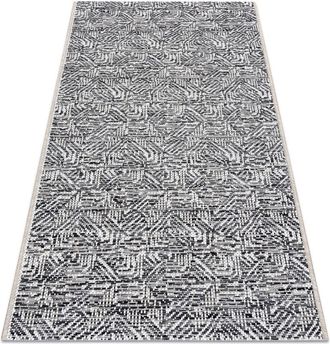 RugsX Rugsx - Carpet color 47373960 sisal labyrinth grey / beige beige 80x150 cm