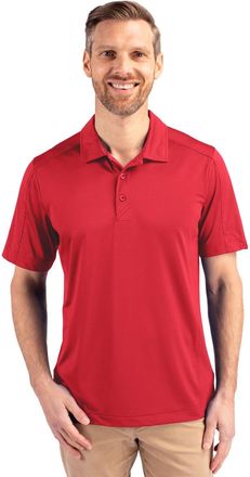 Cutter & Buck Prospect Textured Stretch Mens Short Sleeve Polo Shirt