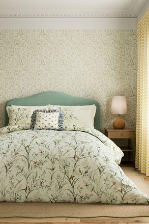 Sanderson Tuileries Cotton Duvet Cover Set | Size: Super King