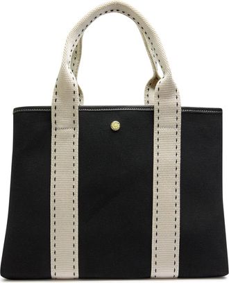 Rue de Verneuil Travers&eacute;e L Sellier Canvas Tote bag - Black - One Size