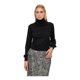 Erika Cavallini Semi Couture Dames, Truien, Zwart, Maat: M Wol