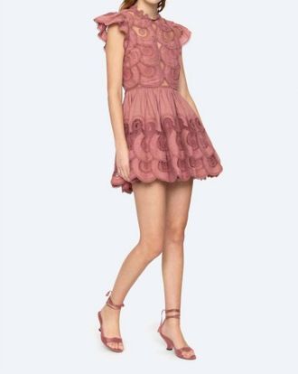 Sea New York Drea Mini Dress In Rose