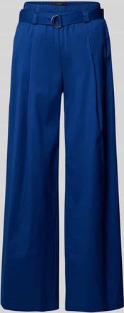 Windsor Stoffhose mit weitem Bein und G&uuml;rtel in Royal, Gr&ouml;&szlig;e 42