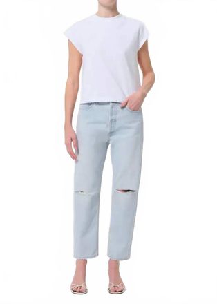 A Gold E 90s Cropped Jeans In Requiem