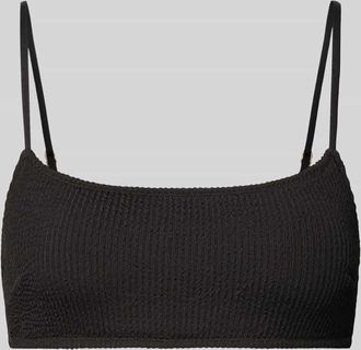 Neo Noir Neo Noir Bikini-Oberteil mit Strukturmuster Modell SKIN SAND in Black, Gr&ouml;&szlig;e XL