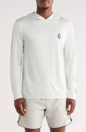 Volcom Deathly Stones Hooded Sun Shirt in Cloud Blue at Nordstrom Rack, Size Xx-Large