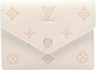 Louis Vuitton Pre-owned Wallets, female, White, Size: ONE SIZE Pre-owned Canvas Wallet