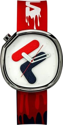 Fila Stijl Horloge Sportieve Unisex Polshorloge hr 38-162 - Dames - Horloges - Rood - ONE Size - Accessoires