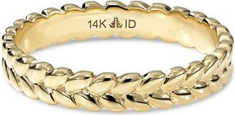 Devata Wheat Ring in 14K Gold in Yellow Gold at Nordstrom, Size 8