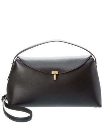 Toteme Toteme T-Lock Leather Shoulder Bag
