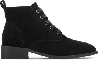 Kazar Enkellaarsjes - Dames - Veterlaarzen - Zwart - 36 EU - Schoenen
