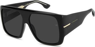 Victoria Beckham Vb 7007/S Zonnebrillen - Dames - Zonnebrillen - Zwart - 60 MM - Accessoires