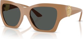 Versace Dark Grey Butterfly Mens Sunglasses VE4452 551787 55