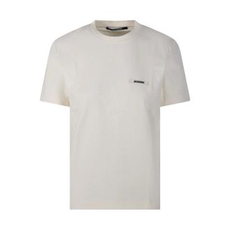 Jacquemus Le Tshirt Gros Grain MC - female - Jacquemus - T-Shirts - White - S - Tops