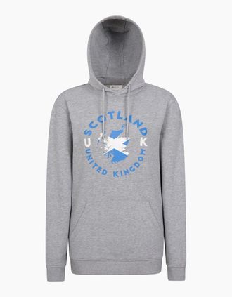 Mountain Warehouse Womens Mountain Warehouse Womens/Ladies Scottish Flag Overhead Hoodie - Grey - Size: 18/16